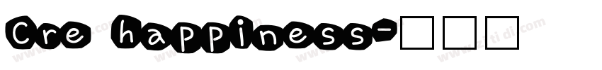 Cre happiness字体转换